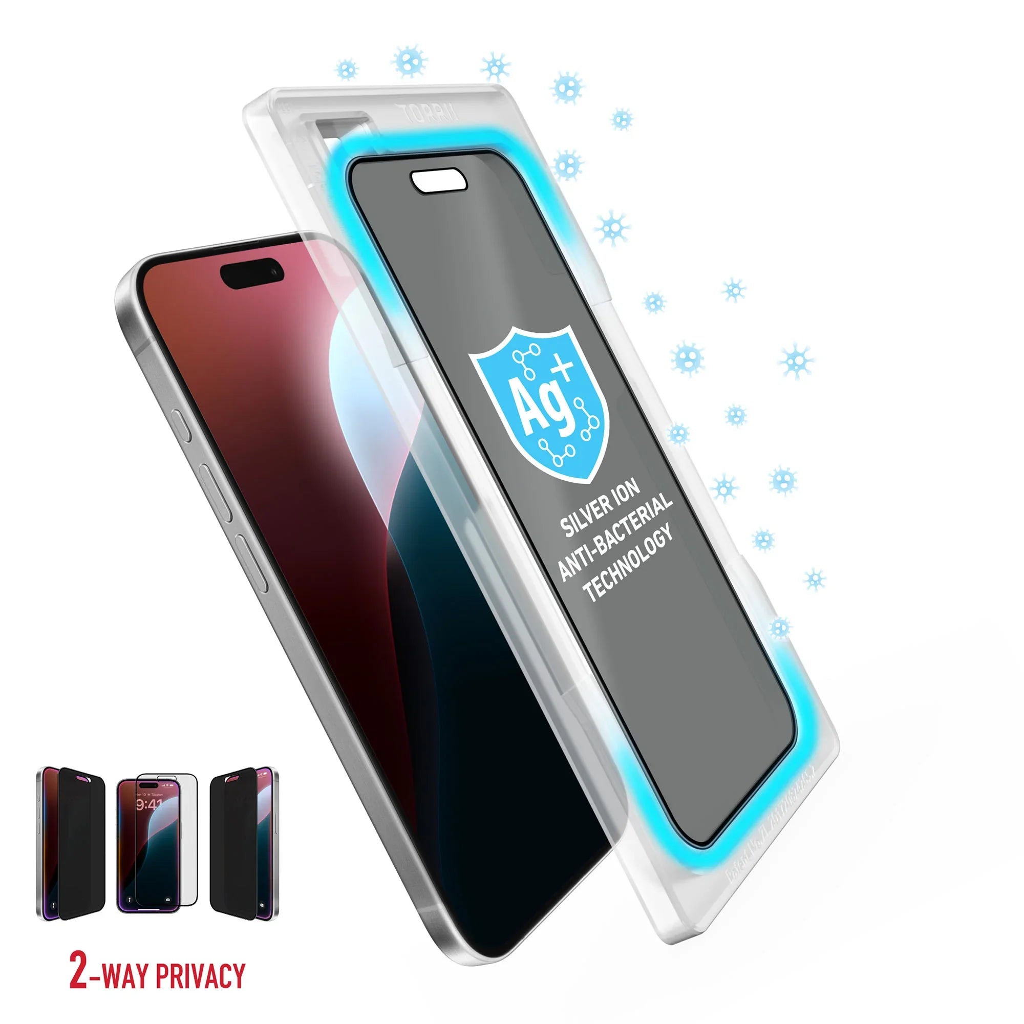 iPhone 16 Pro Max Torrii Bodyglass Screen Protector Glass - Privacy - Tashqila iPhone 16 Pro Max Torrii Bodyglass Screen Protector Glass - Privacy - Tashqila
